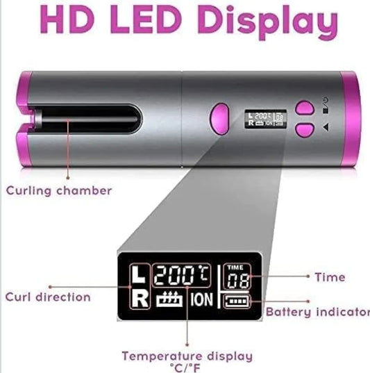 Cordless Automatic Hair Curler