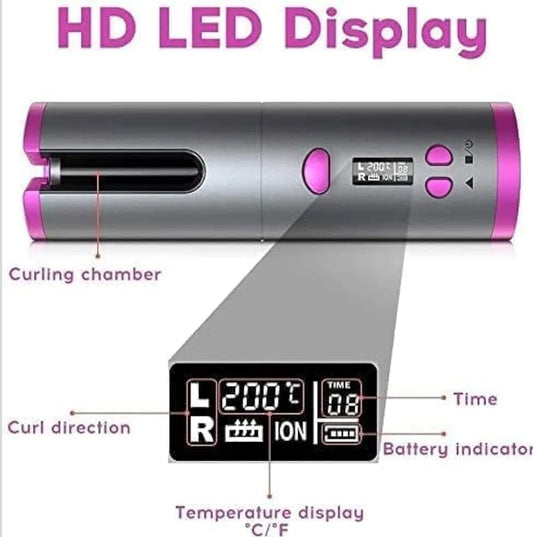 Cordless Automatic Hair Curler