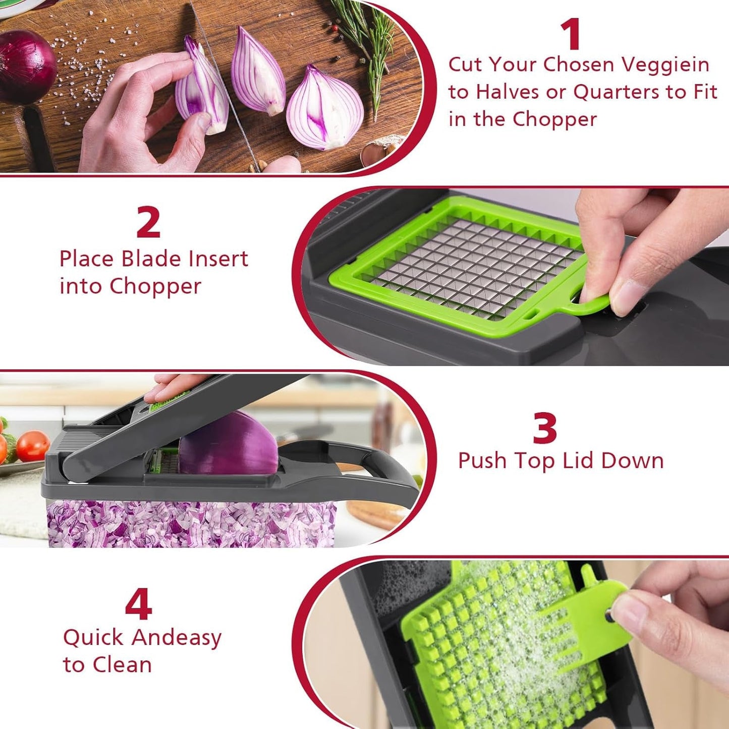 14 IN 1 VEGETABLE CHOPPER