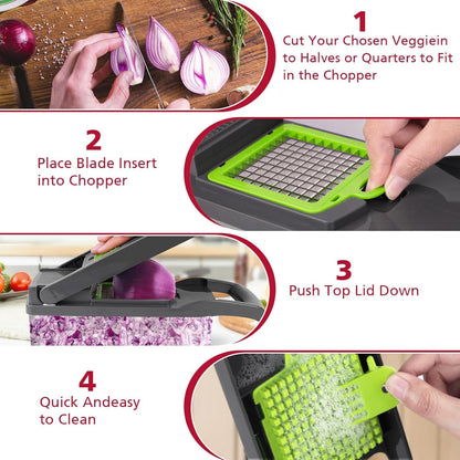 14 IN 1 VEGETABLE CHOPPER