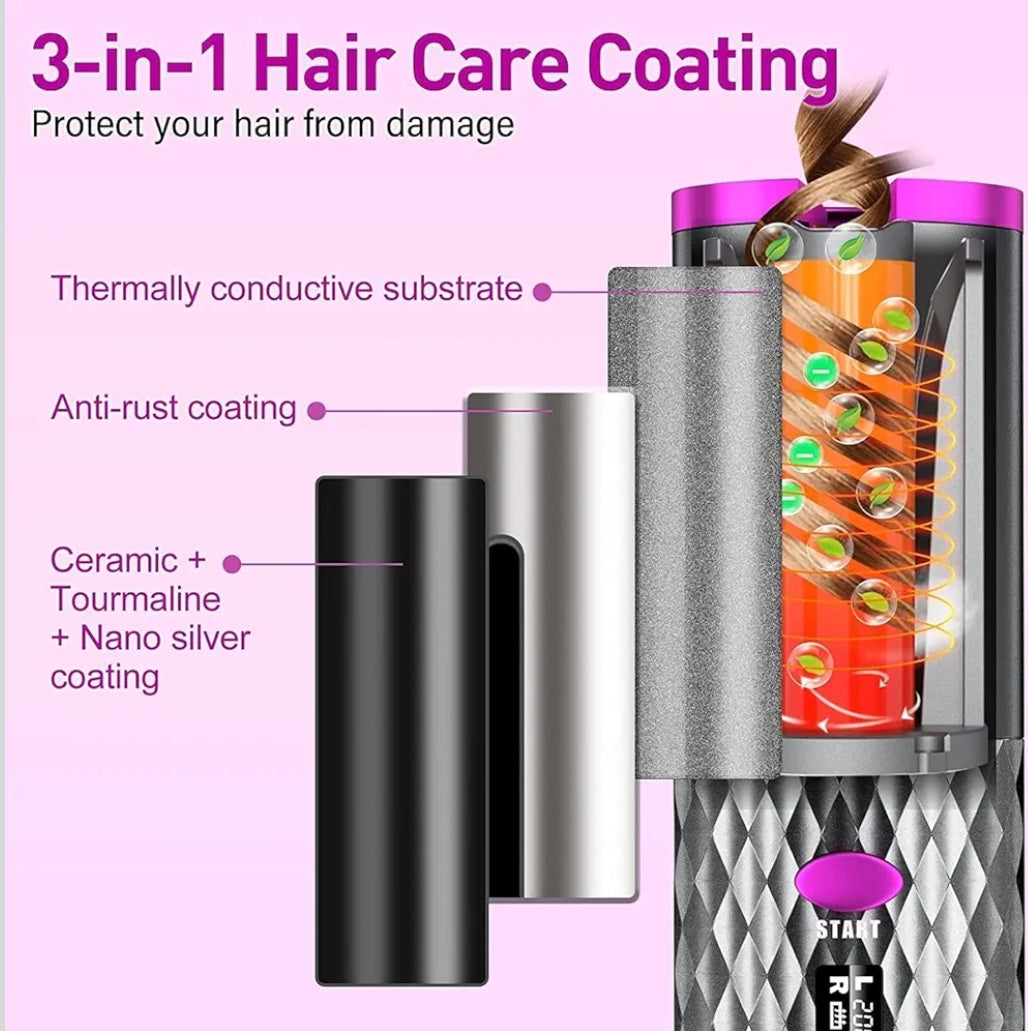 Cordless Automatic Hair Curler